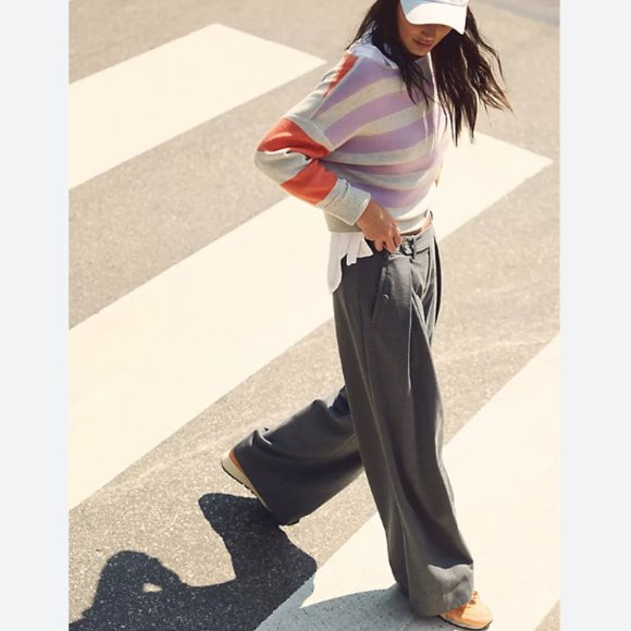 Brand New Daily Practice by Anthropologie Glen Striped Sweater - Picture 1 of 11